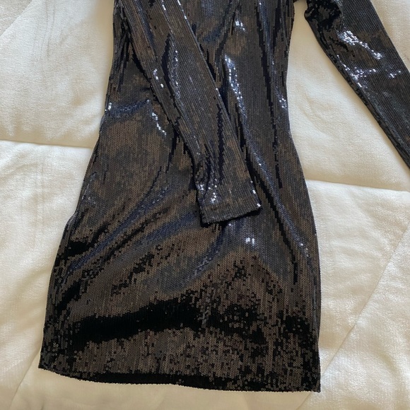 Black Sequin Dress - Picture 4 of 6
